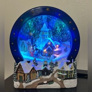 Avon Lighted Snowy Motion‎ Wintery Scene Christmas Holiday Decor
